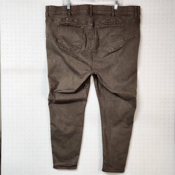 Torrid Womens 24R Bombshell Skinny Olive Green Pants - Picture 2 of 6